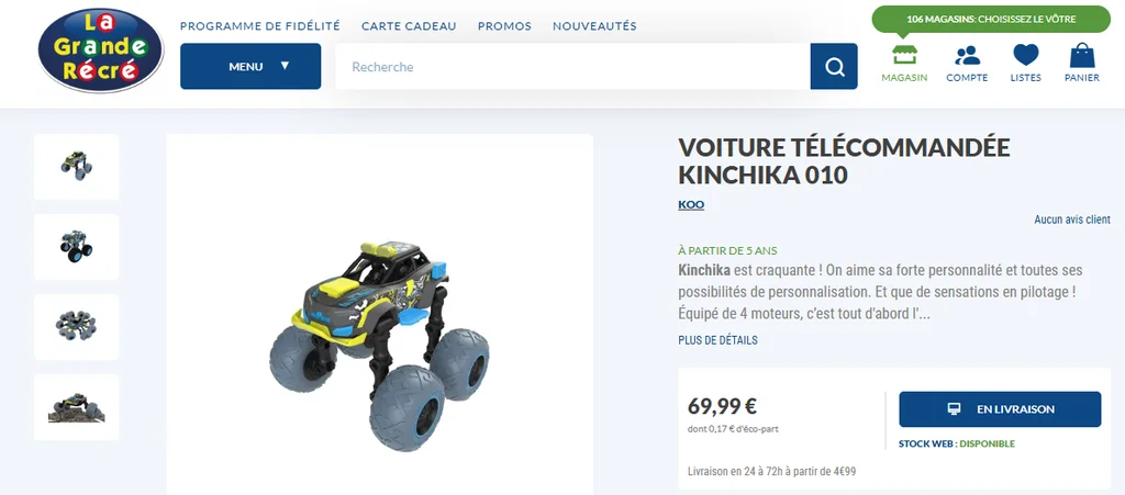 Kinchika remote control car (new) – photo 10